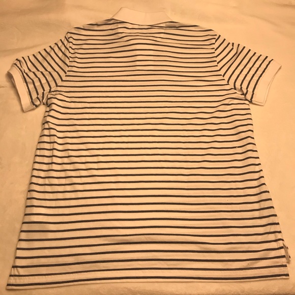 NWT Men’s CHAPS black stripped POLO - Picture 2 of 9